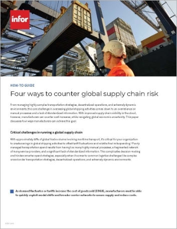 Th Four ways to counter global supplychain risk How to Guide English 457px