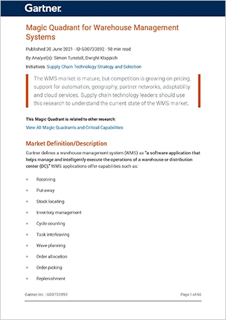 Th Gartner 2021 Magic Quadrant for Warehouse Management Systems Analyst Report English 457px