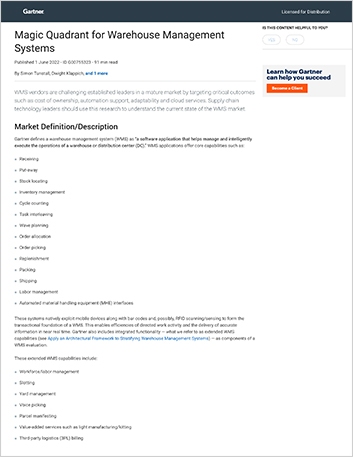 Th Gartner 2022 Magic Quadrant for Warehouse Management Systems Analyst Report English 457px