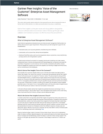 Th Gartner Peer Insights Customers Choice for EAM Analyst Report English 457px