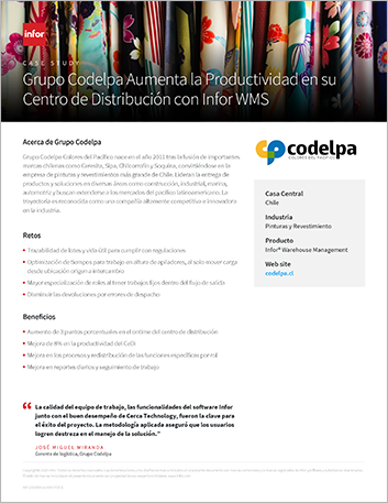 Th Grupo Codelpa Case Study Cloud Suite WMS Industrial Manufacturing LA Spanish LA 457px