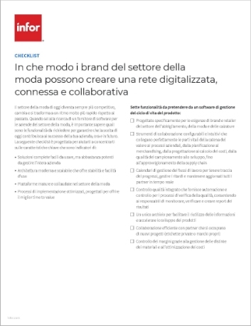Th How fashion brands can create a connected and collaborative digitized network Checklist Italian 457px