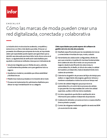 Th How fashion brands can create a connected and collaborative digitized network Checklist Spanish Spain 457px 1