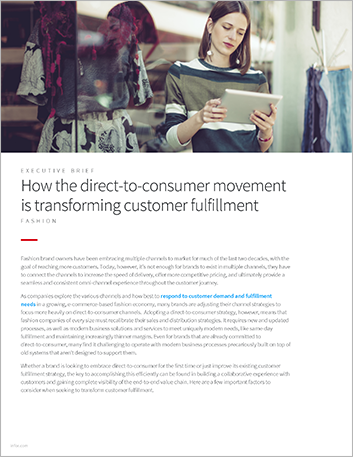 Th How the direct to consumer movement is transforming customer fulfillment Executive Brief English 457px