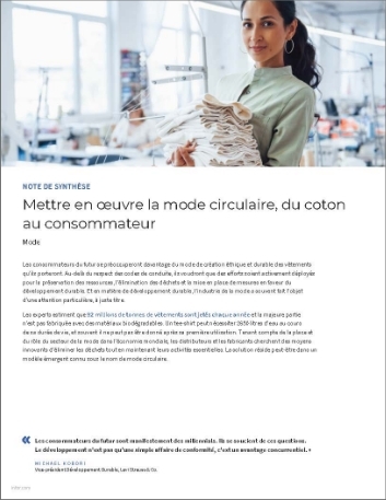 Th Implementing circular fashion from cotton to consumer Executive Brief French France 457px