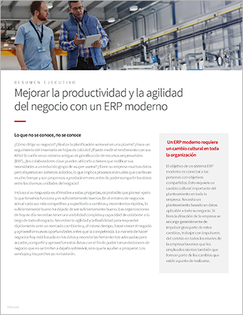 Th Improve business productivity and agility with modern ERP Executive Brief Spanish Spain 457px