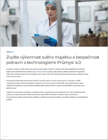 Th Increase asset performance and food safety with Industry 4 0 technologies Executive Brief Czech 457px