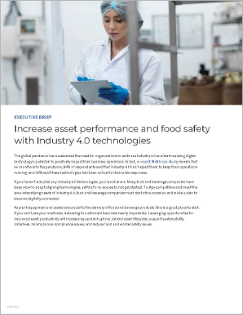 Th Increase asset performance and food safety with Industry 4 0 technologies Executive Brief English 457px