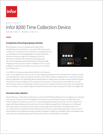 Th Infor 8200 Time Collection Device Data Sheet English 457px