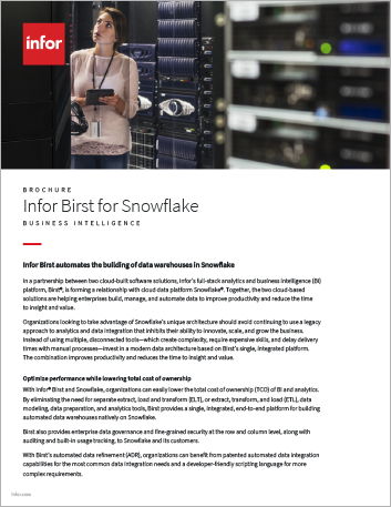 Th Infor Birst for Snowflake Brochure English 457px