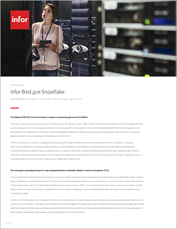 Th Infor Birst for Snowflake Brochure Russian 457px