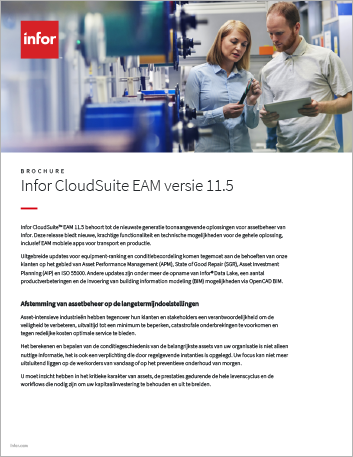 Th Infor Cloud Suite EAM version 11 5 Brochure Dutch 457px