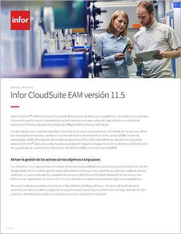 Th Infor Cloud Suite EAM version 11 5 Brochure Spanish Spain 457px