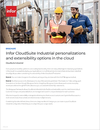 Th Infor Cloud Suite Industrial personalizations and extensibility options in the cloud Brochure English 457px
