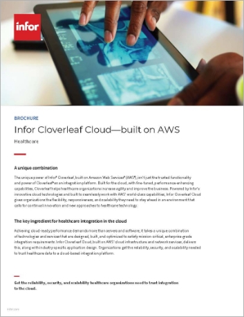 Th Infor Cloverleaf Cloud built on AWS Brochure English 457px