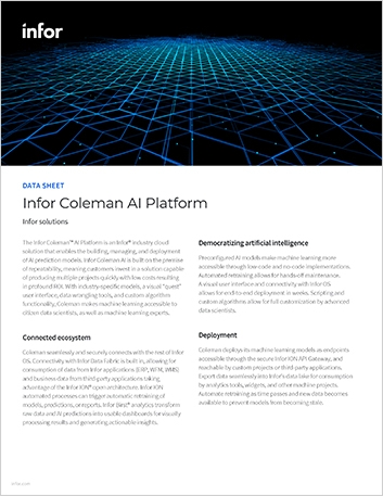 Th Infor Coleman AI Platform Data Sheet English 457px
