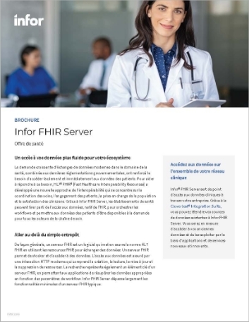 Th Infor FHIR Server Brochure French France 457px