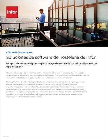 Th Infor Hospitality core software solutions Solution Summary Spanish Spain 457px