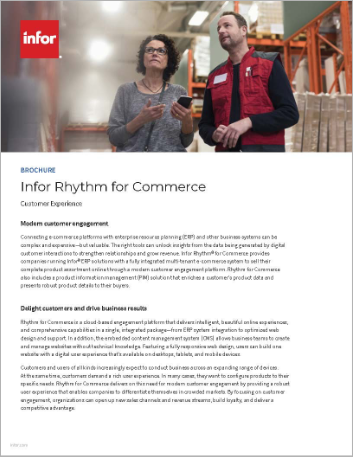 Rhythm for Commerce | E-commerce brochure | Infor