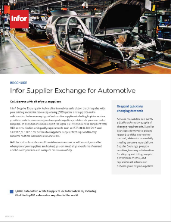 Th Infor Supplier Exchange for Automotive Brochure English 457px