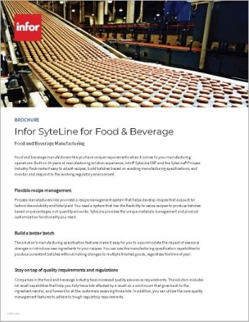 Th Infor Syte Line for Food and Beverage Brochure English 457px