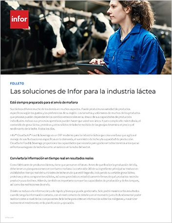 Th Infor delivers solutions for the dairy industry Brochure Spanish Spain 457px