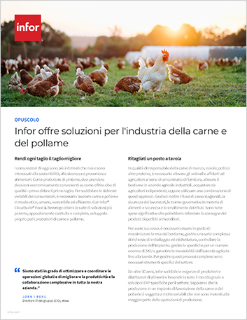 Th Infor delivers solutions for the meat and poultry industry Brochure Italian 457px
