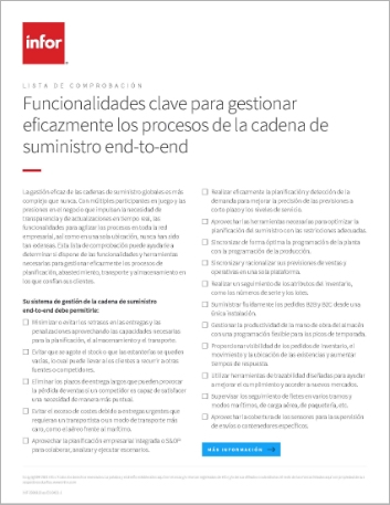 Th Key capabilities for effectively managing end to end supply chain processes Checklist Spanish Spain 457px