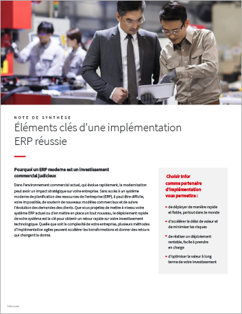 Th Key elements of a successful ERP implementation Executive Brief French 457px