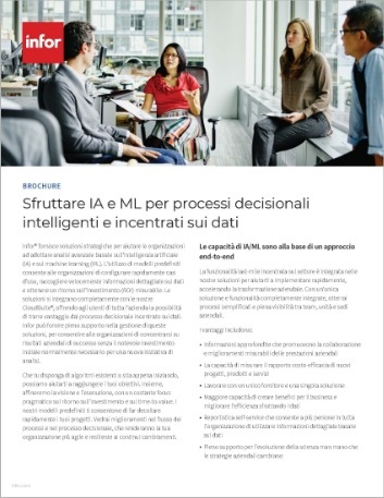 Th Leverage AI and ML for smart decision making and data centric processes Brochure Italian 457px