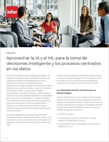 Th Leverage AI and ML for smart decision making and data centric processes Brochure Spanish LATAM 457px