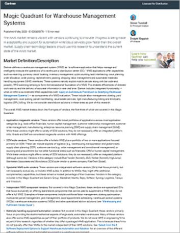 Th Magic quadrant for warehouse management systems 457px 2
