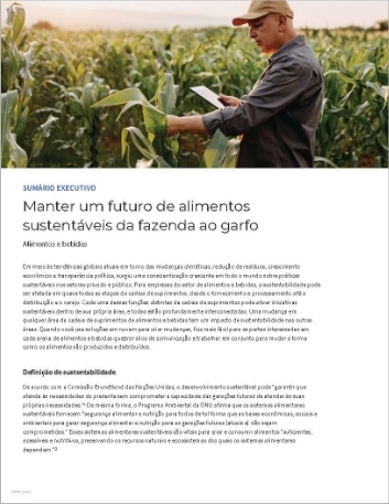 Th Maintain a sustainable food future from farm to fork Executive Brief Portuguese Brazil 457px