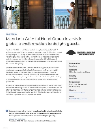 Th Mandarin Oriental Hotel Group invests in global transformation to delight guests Case Study Eng 457px