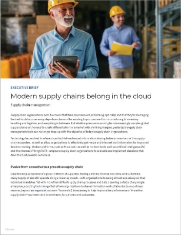 Th Modern supply chains belong in cloud Executive Brief English 457px