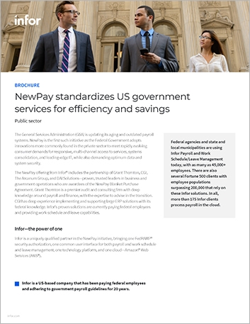 Th New Pay standardizes US government services for efficiency and savings Brochure English 457px