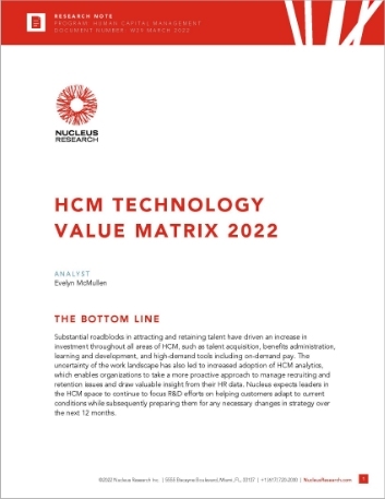 Th Nucleus HCM Value Matrix 2022 Analyst Report 457px