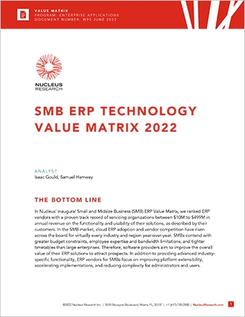 Th Nucleus Research SMB ERP Technology Value Matrix 2022 Analyst Report English 457px 1