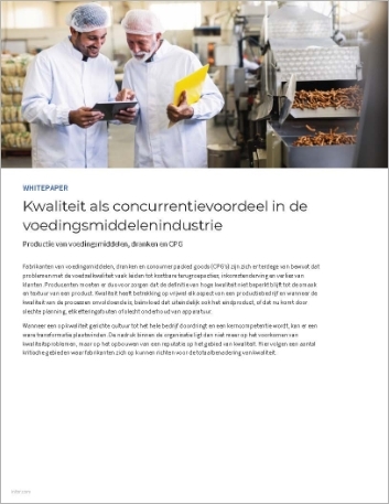 Th Quality as a competitive advantage in process manufacturing White Paper Dutch 457px