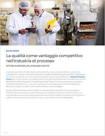 Th Quality as a competitive advantage in process manufacturing White Paper Italian 457px
