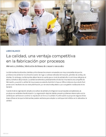 Th Quality as a competitive advantage in process manufacturing White Paper Spanish Spain 457px