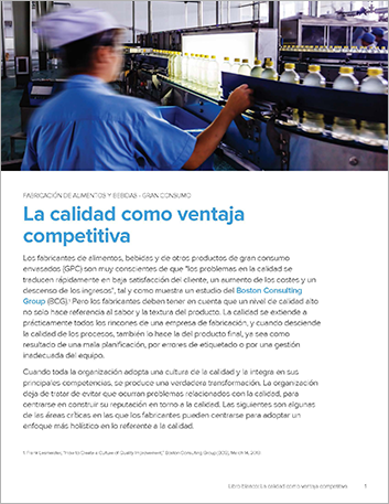 Th Quality as a competitive advantage in process manufacturing White Paper Spanish Spain 457px