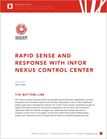 Th Rapid sense and response with Infor Nexus Control Center Analyst Report English 457px