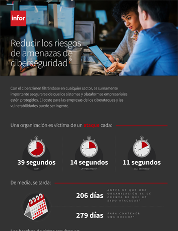 Th Reducing the risks of cybersecurity threats Infographic Spanish Spain 457px