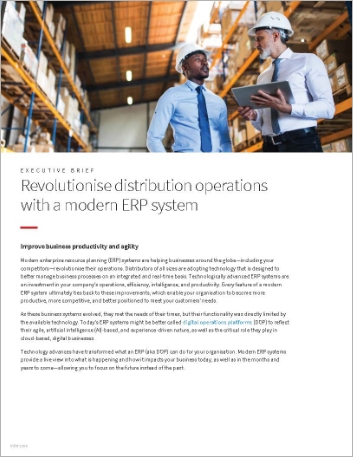 Th Revolutionise distribution operations with a modern ERP system Executive Brief English Australia 457px