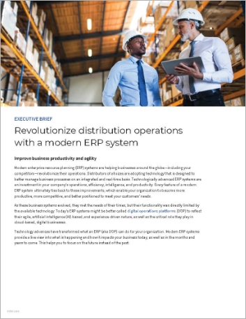 Th Revolutionize distribution operations with a modern ERP system Executive Brief English 457px