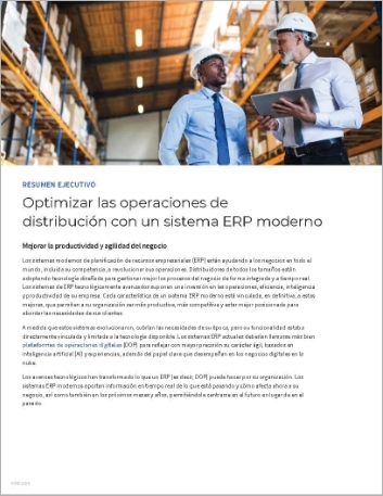 Th Revolutionize distribution operations with a modern ERP system Executive Brief Spanish Spain 457px