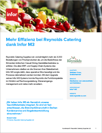 Th Reynolds Catering Supplies Ltd Case Study Infor M3 Food and Beverage EMEA German 457px