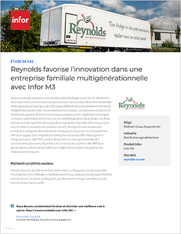 Th Reynolds spurs innovation for multi generational national business with Infor M3 Case Study French France 457px