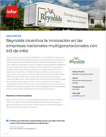 Th Reynolds spurs innovation for multi generational national business with Infor M3 Case Study Spanish LATAM 457px